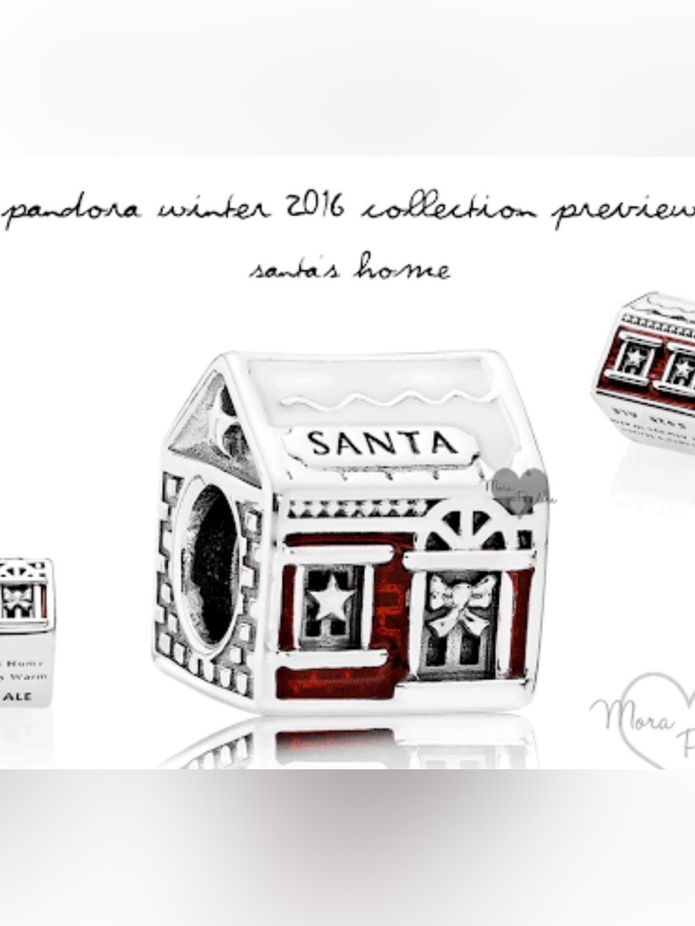 PANDORA SANTAS HOUSE CHARM